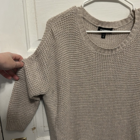 Express Waffle Knit Sweater - Picture 3 of 6